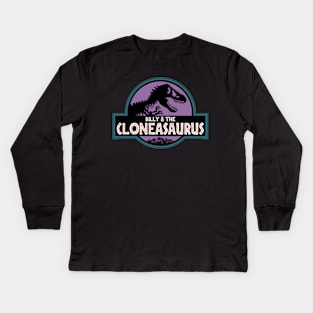 Billy and The Cloneasaurus (Skinner Edition - Worn) [Roufxis -TP] Kids Long Sleeve T-Shirt